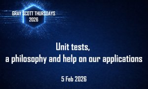 Unit Tests - Philosophy and Help on our Applications