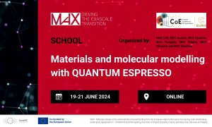 Materials and molecular modeling with Quantum ESPRESSO