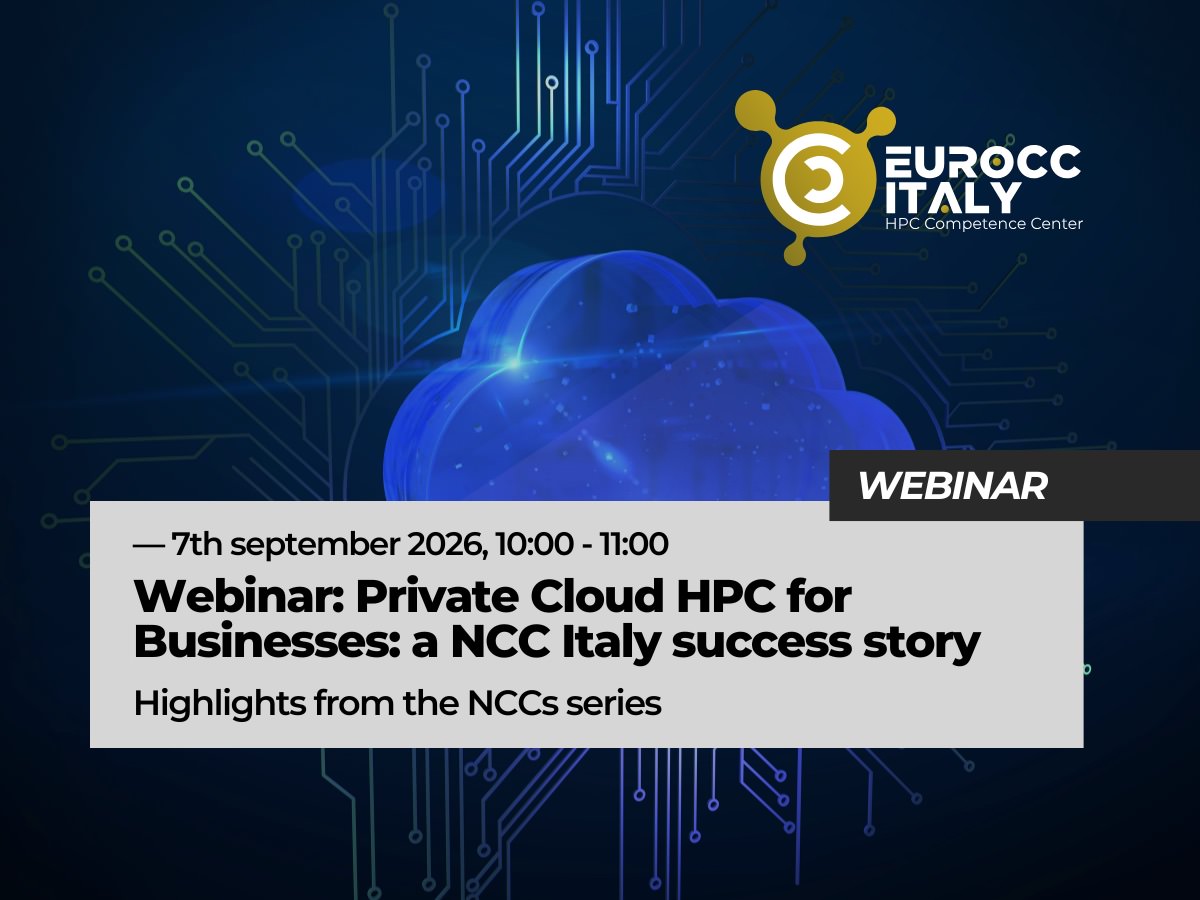 Private Cloud HPC for Businesses - an NCC Italy Success Story